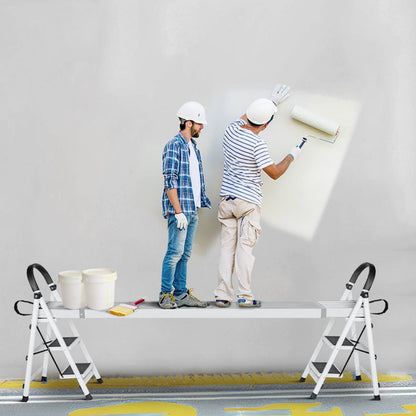 WBS-018 - Adjustable 8-13ft Aluminum Work Plank with Non-Slip Surface