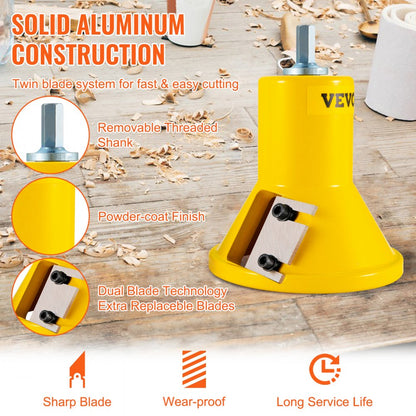 010595358957 - VEVOR 1" & 2" Tenon Cutter, Premium Aluminum & Steel