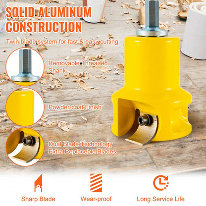 Log Tenon Cutter ksz-1.5-q-1 - Ergonomic 1.5" Cutter for DIY Woodworking