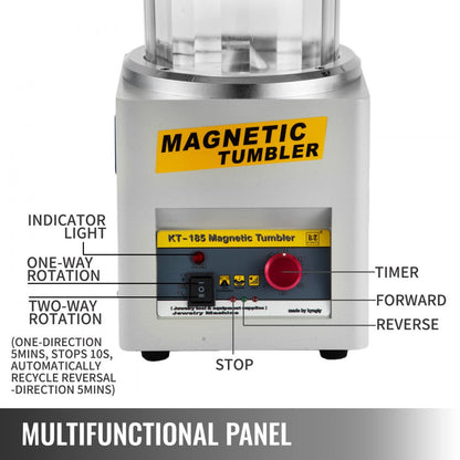 KT-1851 - 2000 RPM Magnetic Jewelry Polisher for Various Materials