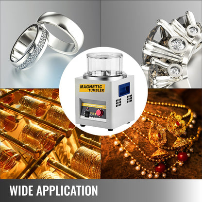 KT-1851 - 2000 RPM Magnetic Jewelry Polisher for Various Materials
