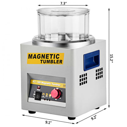 KT-1851 - 2000 RPM Magnetic Jewelry Polisher for Various Materials