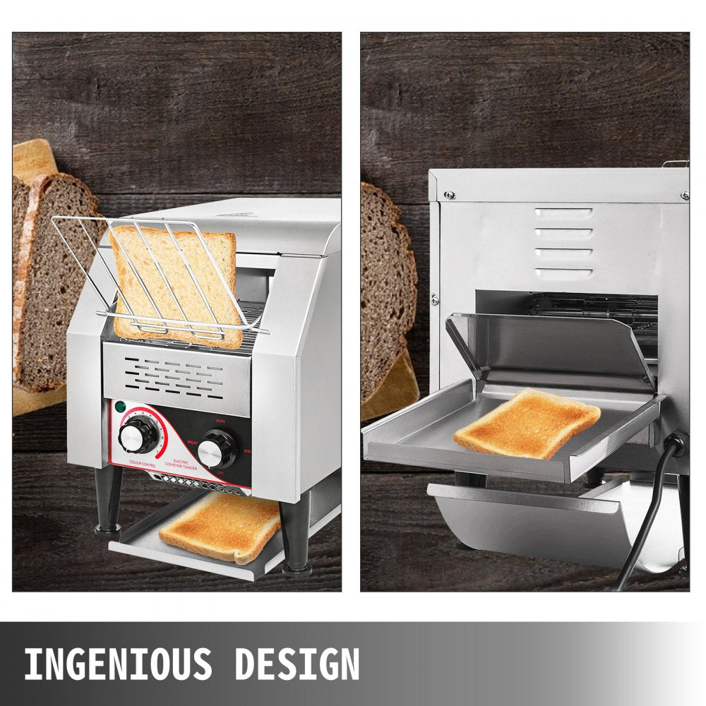 TT-150 - Compact Conveyor Toaster for 150 Slices/Hour, 7 Toast Settings