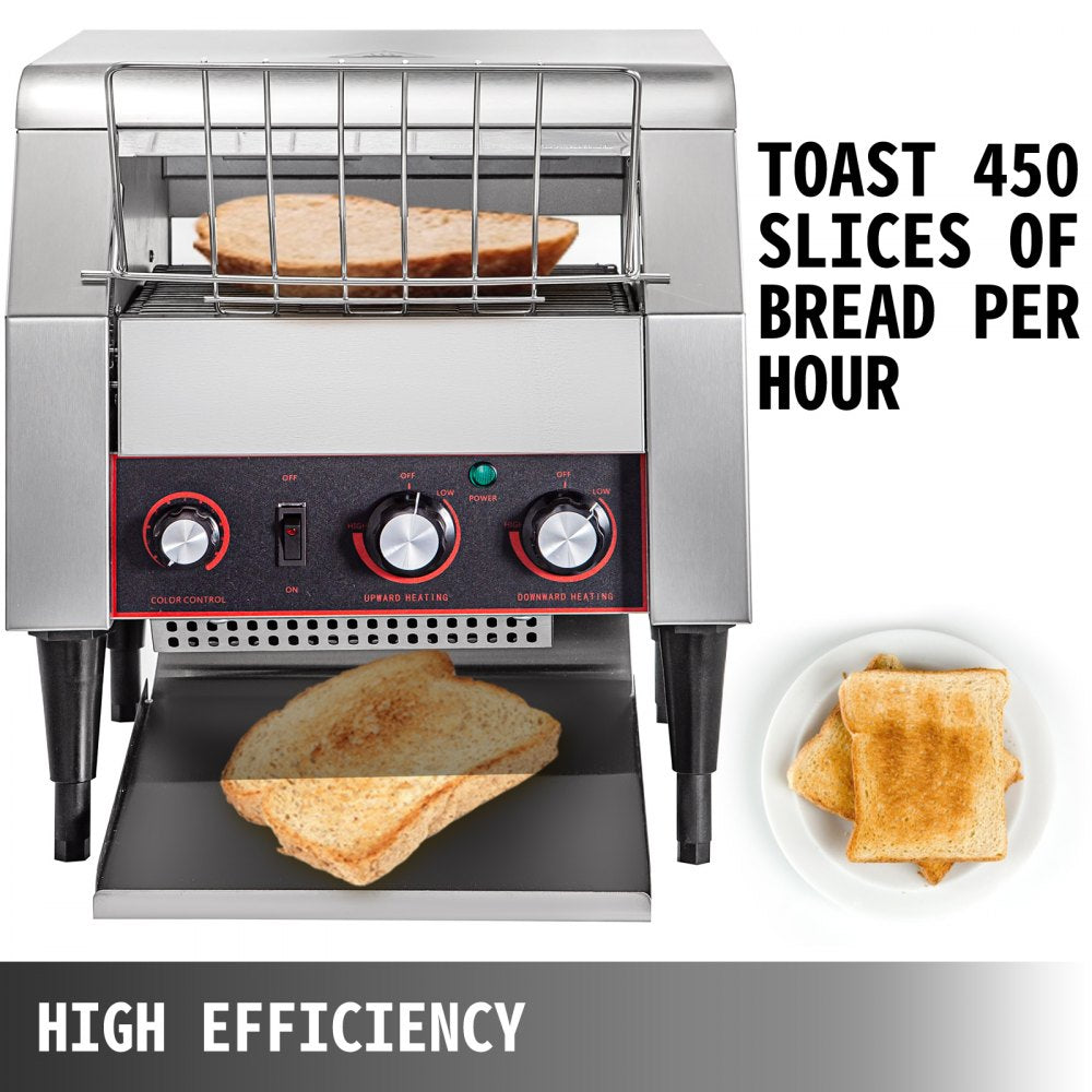 TT-450 - High-Efficiency Stainless Steel Conveyor Toaster for Commercial Kitchens