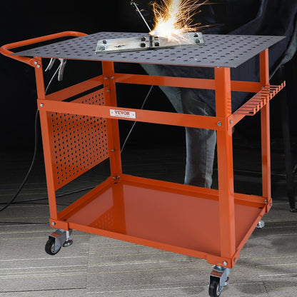 WT600 - Compact 36" VEVOR Welding Table for DIY Projects, Supports 600 lbs
