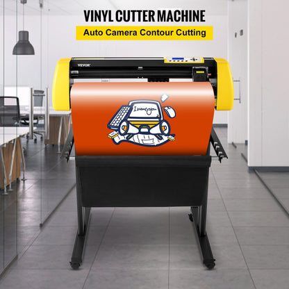KW-870 - 34" Vinyl Cutter with Precise Camera Sensor & 31" Cutting Width
