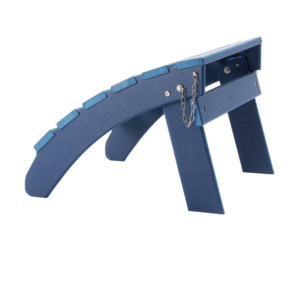 LXSKU7 - Foldable HDPE Adirondack Ottoman 18.7L x 18.9W x 13.8H Inch