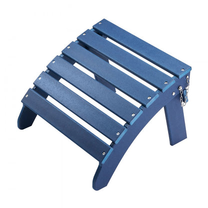 LXSKU7 - Foldable HDPE Adirondack Ottoman 18.7L x 18.9W x 13.8H Inch