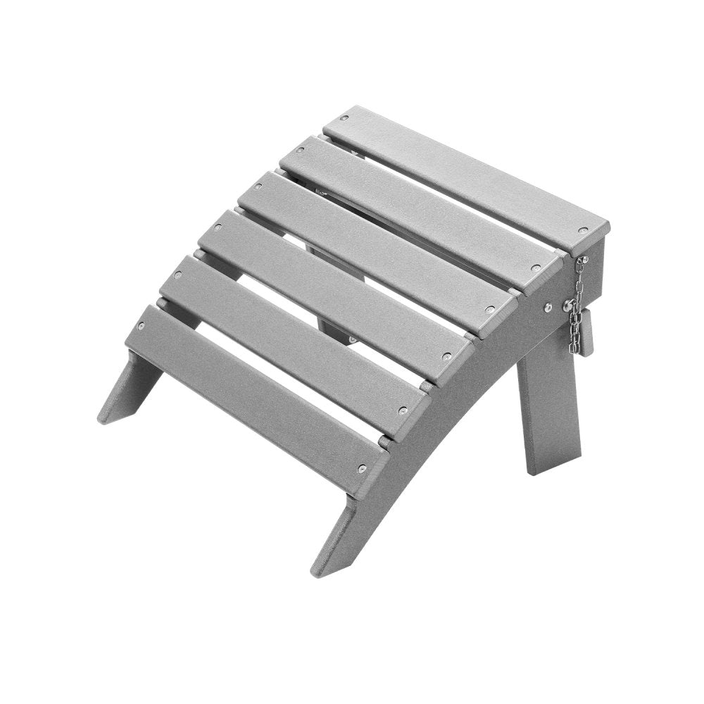 LXSKU6 - Folding Adirondack Ottoman 16.9L x 18.9W x 13H Inch in HDPE