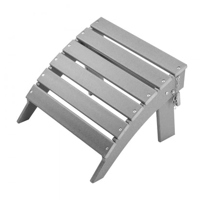LXSKU6 - Folding Adirondack Ottoman 16.9L x 18.9W x 13H Inch in HDPE