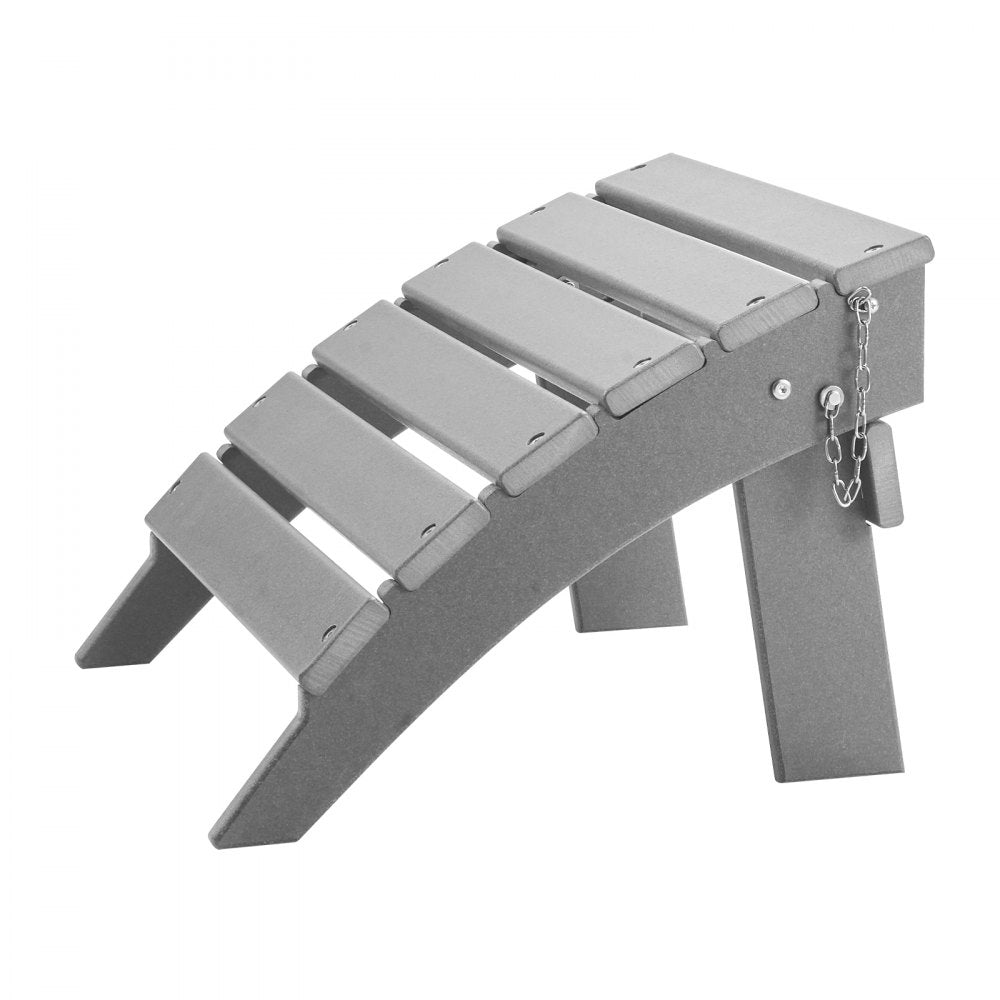 LXSKU6 - Folding Adirondack Ottoman 16.9L x 18.9W x 13H Inch in HDPE
