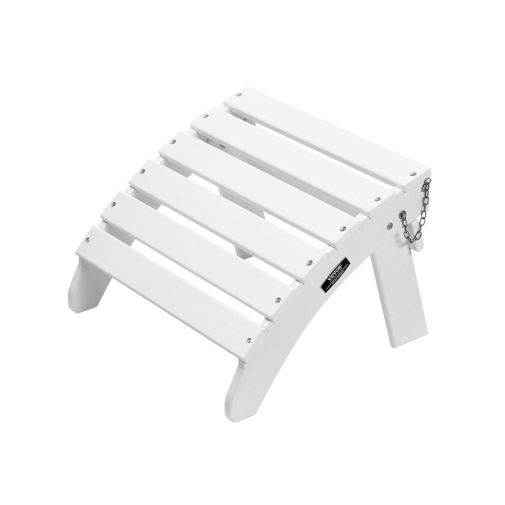 LXSKU4 - Foldable Adirondack Ottoman, 13.8" Height, HDPE Material