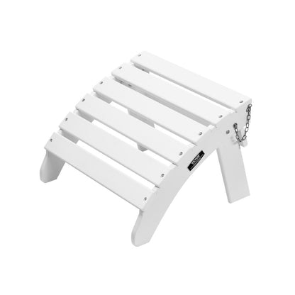 LXSKU4 - Foldable Adirondack Ottoman, 13.8" Height, HDPE Material