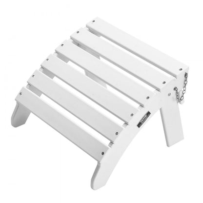LXSKU4 - Foldable Adirondack Ottoman, 13.8" Height, HDPE Material