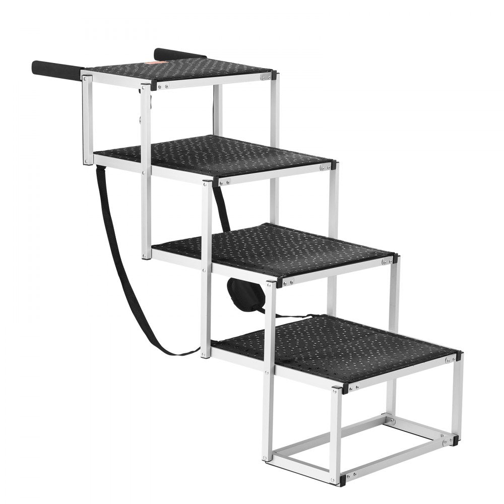 CB-778W - Adjustable 4-Step Dog Stairs for Safe Car Access