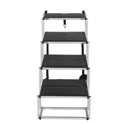 CB-778W - Adjustable 4-Step Dog Stairs for Safe Car Access