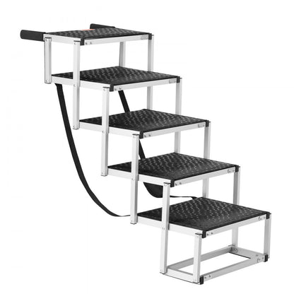 CB-778N-6 - Adjustable 5-Step Dog Stairs for Easy Car Access