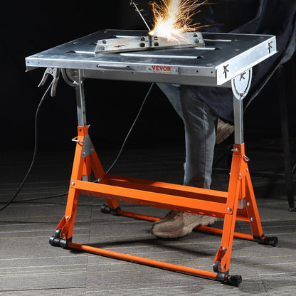 WT400 - 30" x 20" Carbon Steel Welding Table, 400lbs Capacity