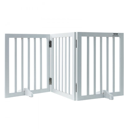 JYW-6024 - 60" Freestanding Dog Gate for Active Pets