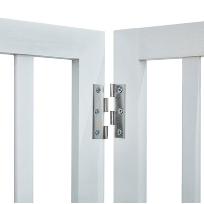 JYW-6024 - 60" Freestanding Dog Gate for Active Pets