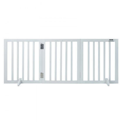 JYW-6024 - 60" Freestanding Dog Gate for Active Pets