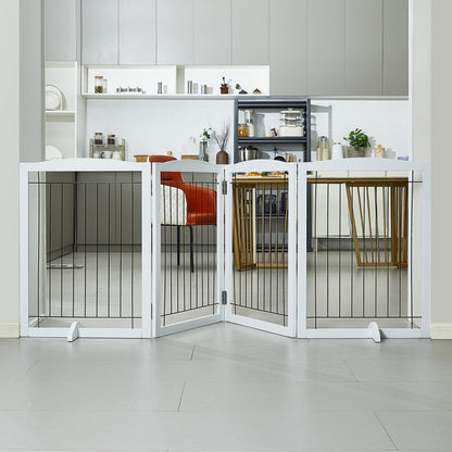 JYWS-9632 - 32" Foldable Dog Gate - Secure & Stylish Pet Barrier