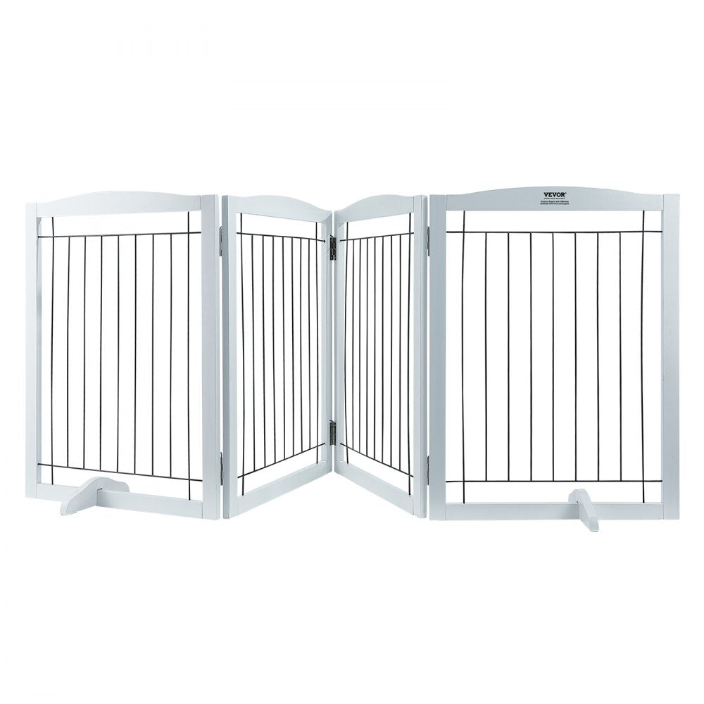 JYWS-9632 - 32" Foldable Dog Gate - Secure & Stylish Pet Barrier