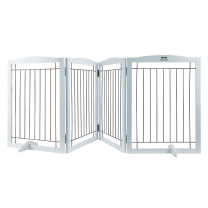JYWS-9632 - 32" Foldable Dog Gate - Secure & Stylish Pet Barrier