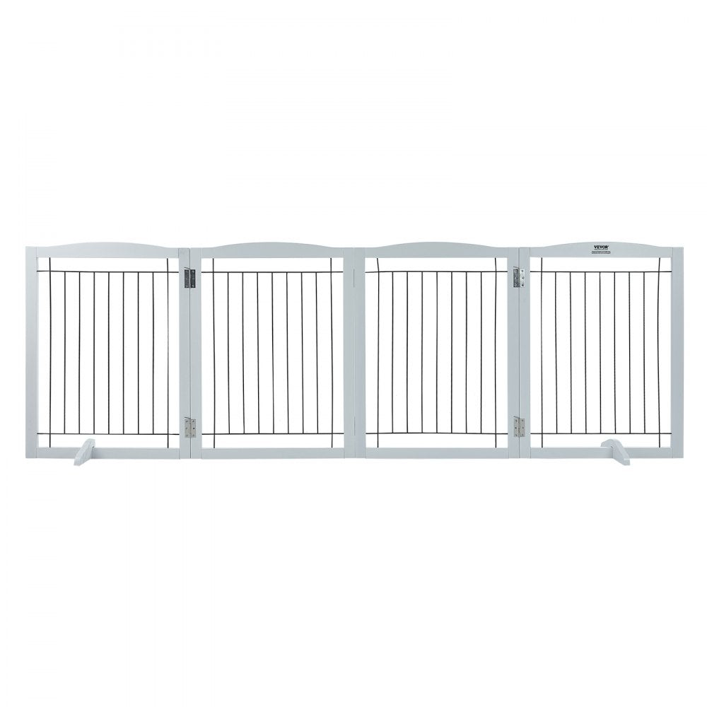 JYWS-9632 - 32" Foldable Dog Gate - Secure & Stylish Pet Barrier