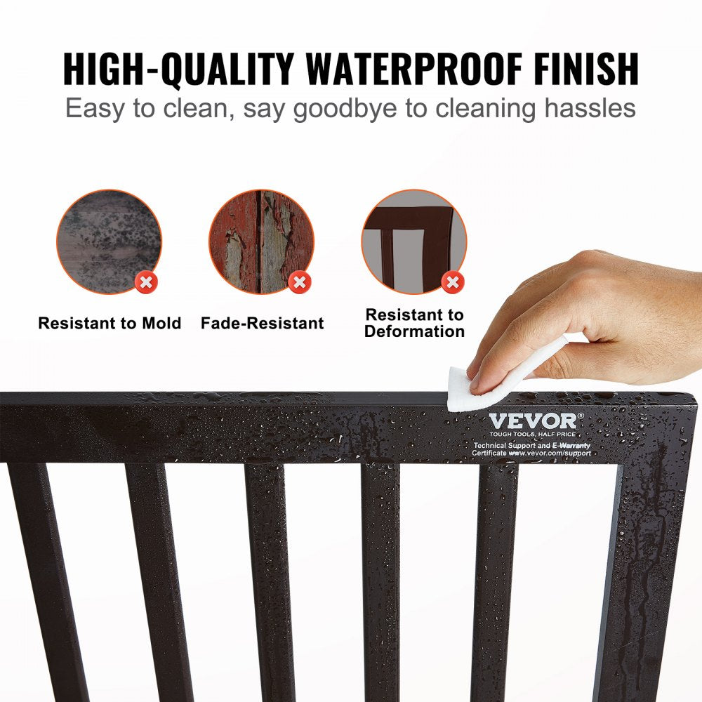 JYW-8024 - 24" Tall Adjustable Free Standing Dog Gate for Active Pets