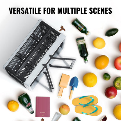 WS-L2 - 16L Foldable Grocery Basket with Ergonomic Handle