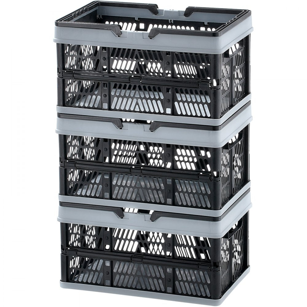 WS-L2 - 16L Foldable Grocery Basket with Ergonomic Handle