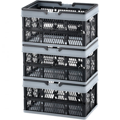 WS-L2 - 16L Foldable Grocery Basket with Ergonomic Handle