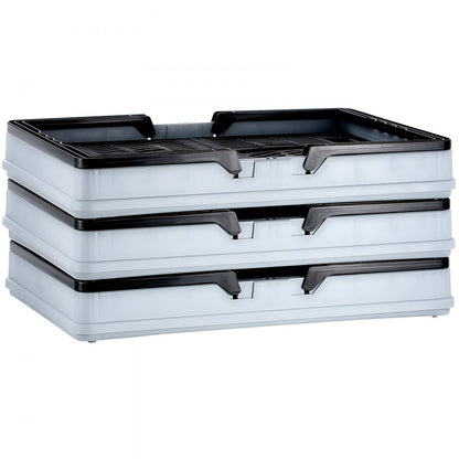 WS-L3 - Set of 3 Collapsible 25L Baskets with Ergonomic Handles