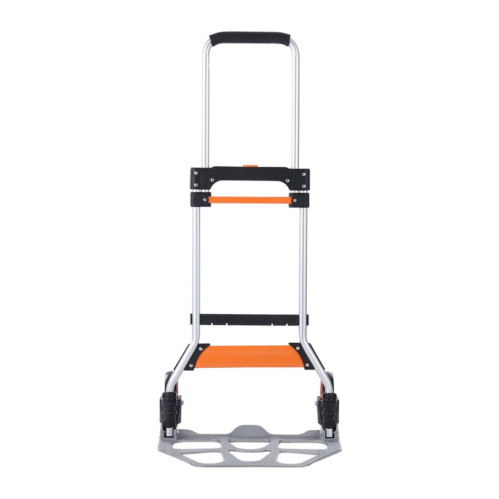 GZS100AT - 275 lbs Lightweight Aluminum Folding Hand Truck with Telescoping Handle