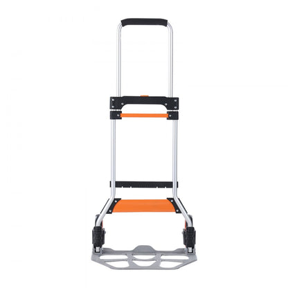 GZS100AT - 275 lbs Lightweight Aluminum Folding Hand Truck with Telescoping Handle