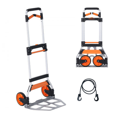GZS120AT - Compact 11.4 lbs Folding Hand Truck with 309 lbs Capacity