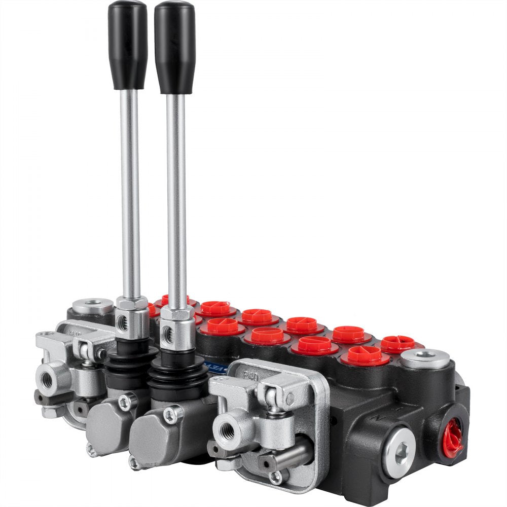 6Spool114500 - Compact Hydraulic Control Valve, 11GPM, Adjustable Relief