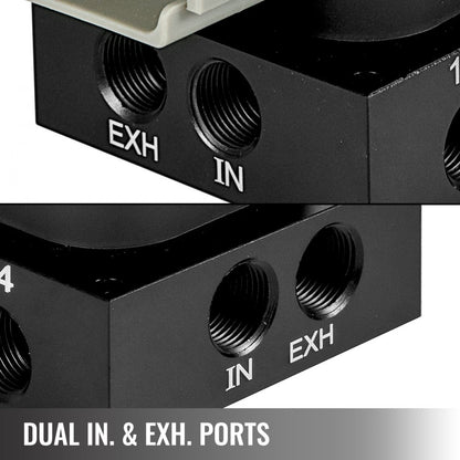 010233009883 - 4-Spring Air Valve Manifold with 200 PSI Capacity