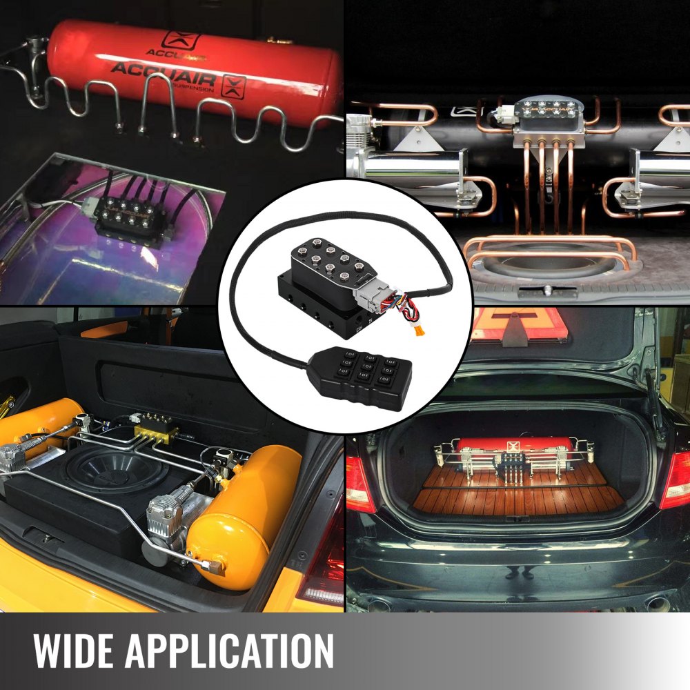 010233009883 - 4-Spring Air Valve Manifold with 200 PSI Capacity