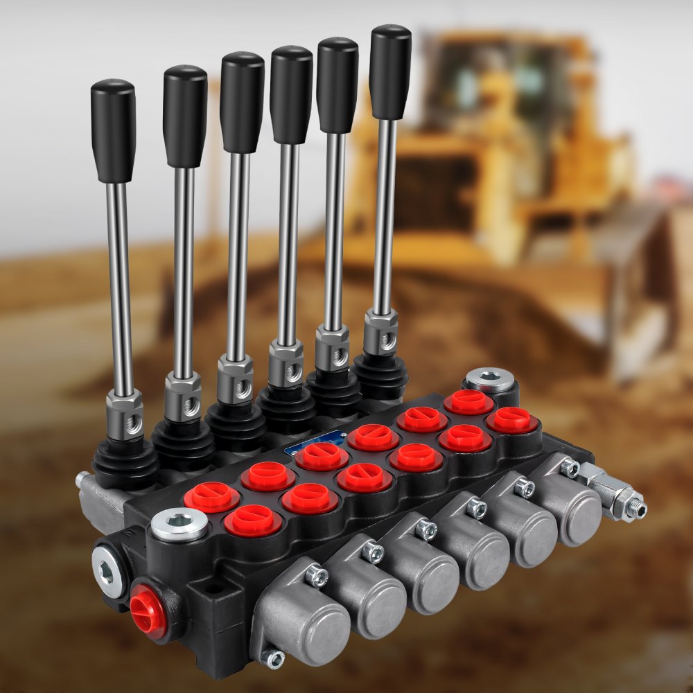 6spool113600 - Compact 11GPM Hydraulic Control Valve for Mobile Applications