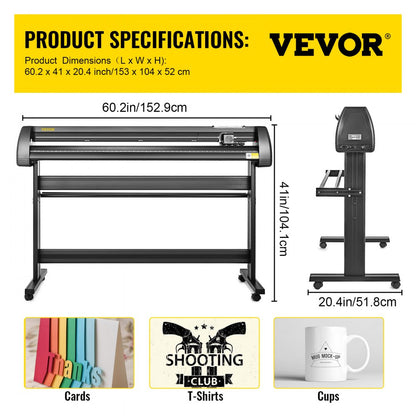KI-1350 - 53-Inch Vinyl Cutter Plotter with Design Software