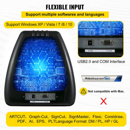 010154197541 - 53" Professional Vinyl Cutter for Custom Labels & Signs