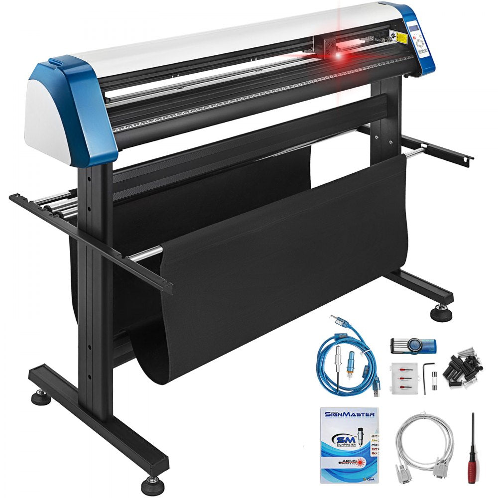 010357493512 - 53" VEVOR Vinyl Cutting Plotter with Optical Eye & LED Display