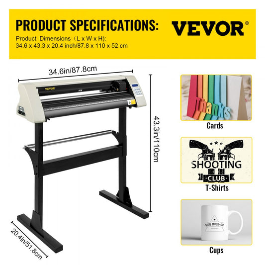 KH-720 - 28" Vinyl Cutter with 24.8" Cutting Width & Software