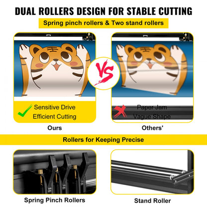 010697397514 - 34" VEVOR Vinyl Cutter for Custom Signs & Labels