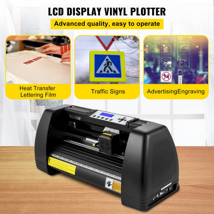 KI-375A - 14.8" VEVOR Vinyl Cutter with LCD Panel & Adjustable Settings