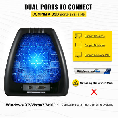 010645694732 - 34" Professional Vinyl Cutter with Adjustable Speed & Force