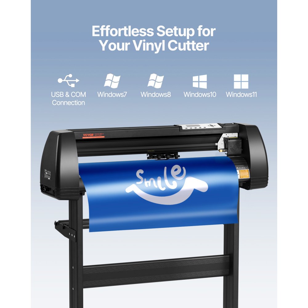 KI-720 - 28" VEVOR Vinyl Cutter with LCD & Adjustable Rollers