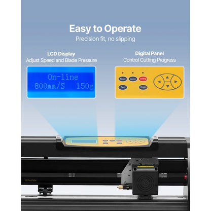 SK-720T - VEVOR 28in Vinyl Cutter for Precise Designs and Decals